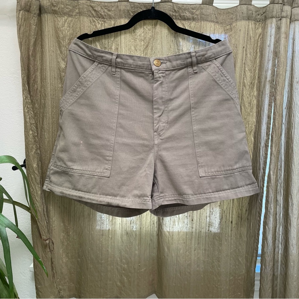 Tan big bud press shorts